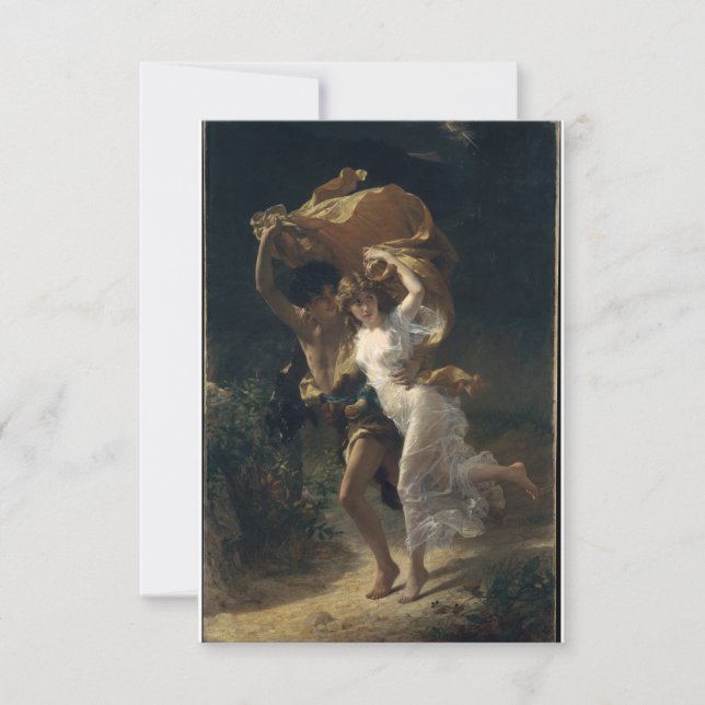 Pierre-Auguste Cot - The Storm Card (Front)