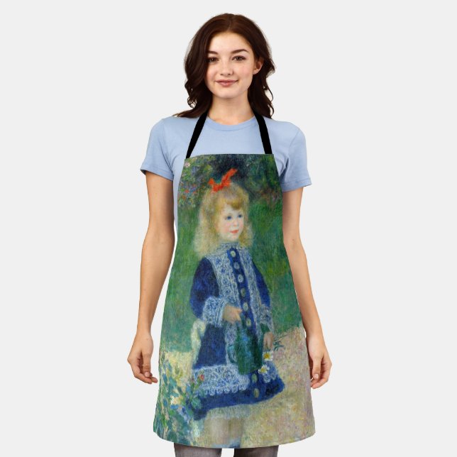 Pierre-Auguste Renoir - A Girl with a Watering Can Apron (Worn)