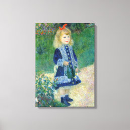 Pierre-Auguste Renoir - A Girl with a Watering Can Canvas Print