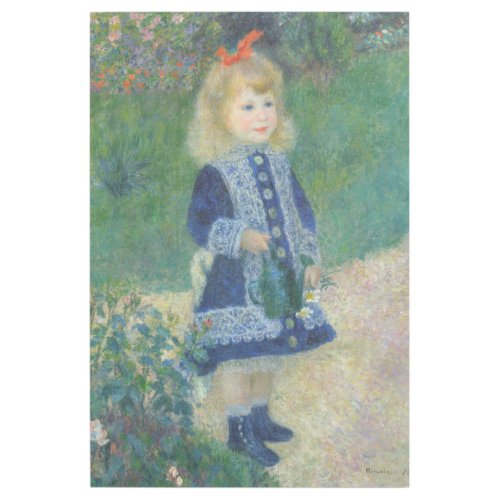 Pierre_Auguste Renoir _ A Girl with a Watering Can Gallery Wrap