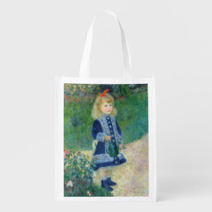 Pierre-Auguste Renoir - A Girl with a Watering Can Grocery Bag