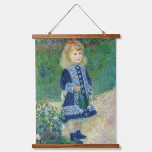 Pierre_Auguste Renoir _ A Girl with a Watering Can Hanging Tapestry