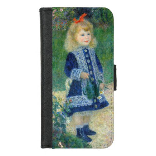 Pierre_Auguste Renoir _ A Girl with a Watering Can iPhone 87 Wallet Case