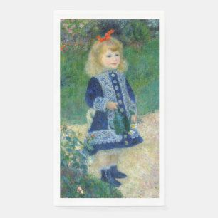 Pierre-Auguste Renoir - A Girl with a Watering Can Paper Guest Towels
