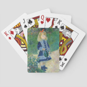 Pierre-Auguste Renoir - A Girl with a Watering Can Poker Cards