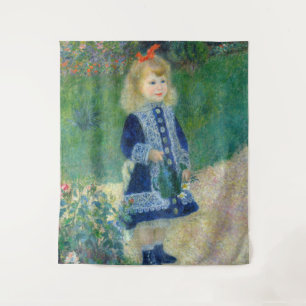 Pierre-Auguste Renoir - A Girl with a Watering Can Tapestry