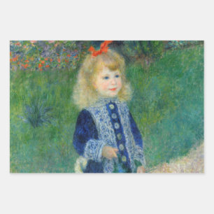Pierre-Auguste Renoir - A Girl with a Watering Can Wrapping Paper Sheets