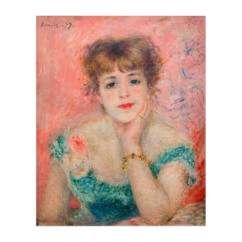 Pierre_Auguste Renoir _ Actress Jeanne Samary Acrylic Print