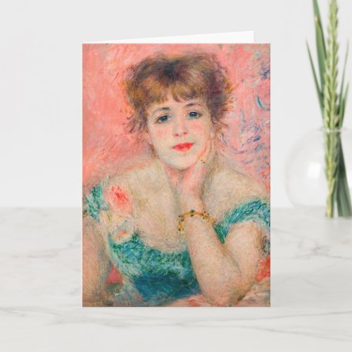 Pierre_Auguste Renoir _ Actress Jeanne Samary Card