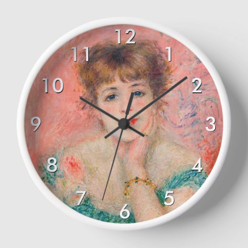 Pierre_Auguste Renoir _ Actress Jeanne Samary Clock