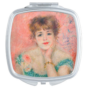 Pierre-Auguste Renoir - Actress Jeanne Samary Compact Mirror