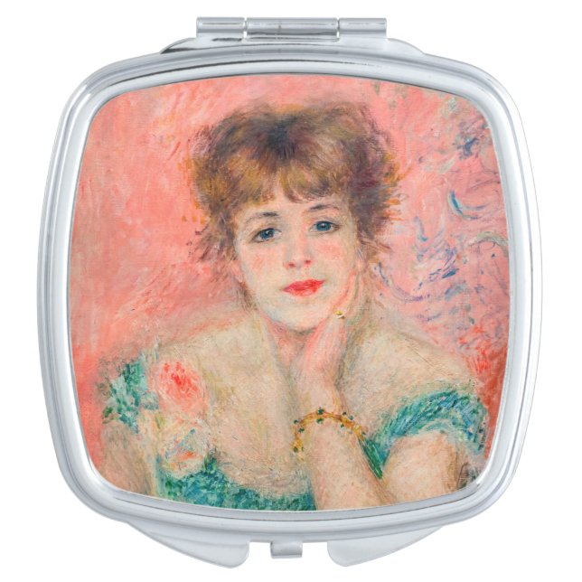 Pierre-Auguste Renoir - Actress Jeanne Samary Compact Mirror (Front)