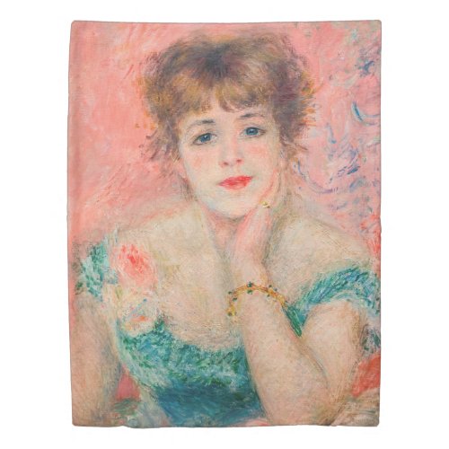 Pierre_Auguste Renoir _ Actress Jeanne Samary Duvet Cover