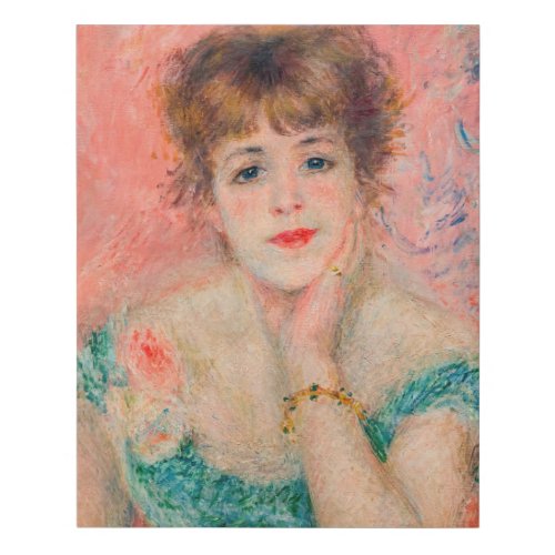 Pierre_Auguste Renoir _ Actress Jeanne Samary Faux Canvas Print