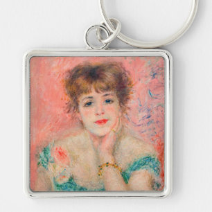 Pierre-Auguste Renoir - Actress Jeanne Samary Keychain