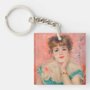 Pierre-Auguste Renoir - Actress Jeanne Samary Keychain