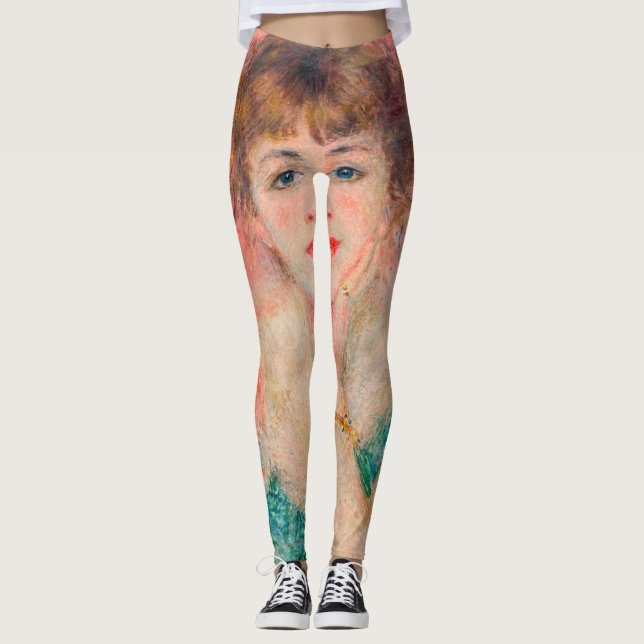 Pierre-Auguste Renoir - Actress Jeanne Samary Leggings (Front)