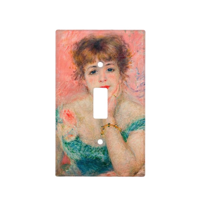 Pierre-Auguste Renoir - Actress Jeanne Samary Light Switch Cover (Front)