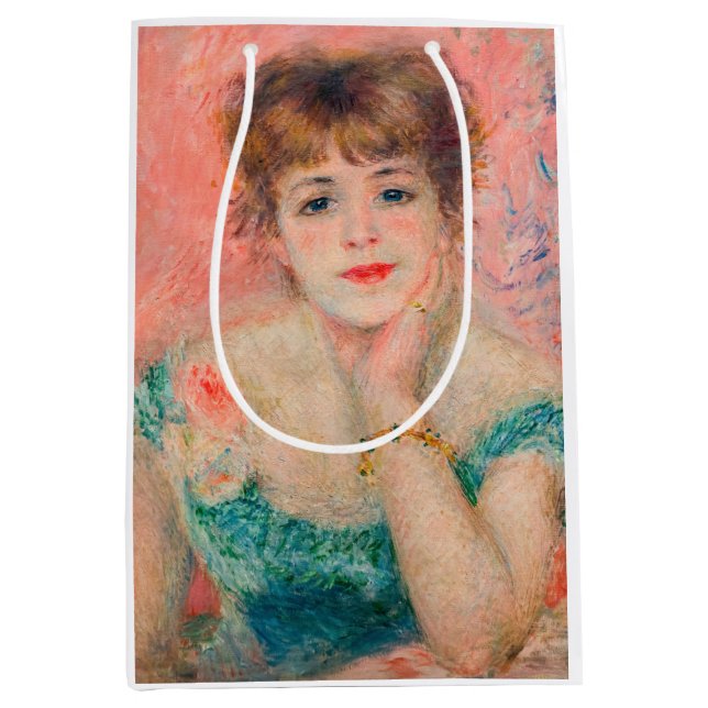 Pierre-Auguste Renoir - Actress Jeanne Samary Medium Gift Bag (Front)