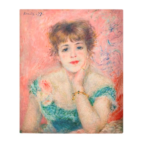 Pierre_Auguste Renoir _ Actress Jeanne Samary Metal Print