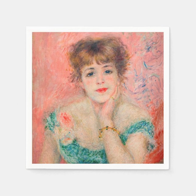 Pierre-Auguste Renoir - Actress Jeanne Samary Napkins (Front)