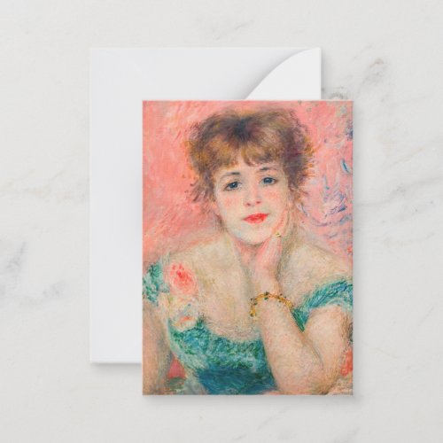 Pierre_Auguste Renoir _ Actress Jeanne Samary Note Card