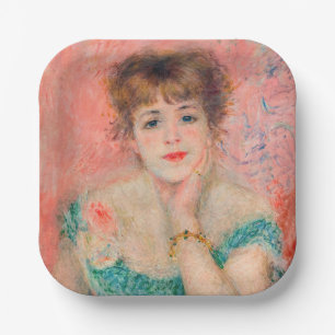 Pierre-Auguste Renoir - Actress Jeanne Samary Paper Plates