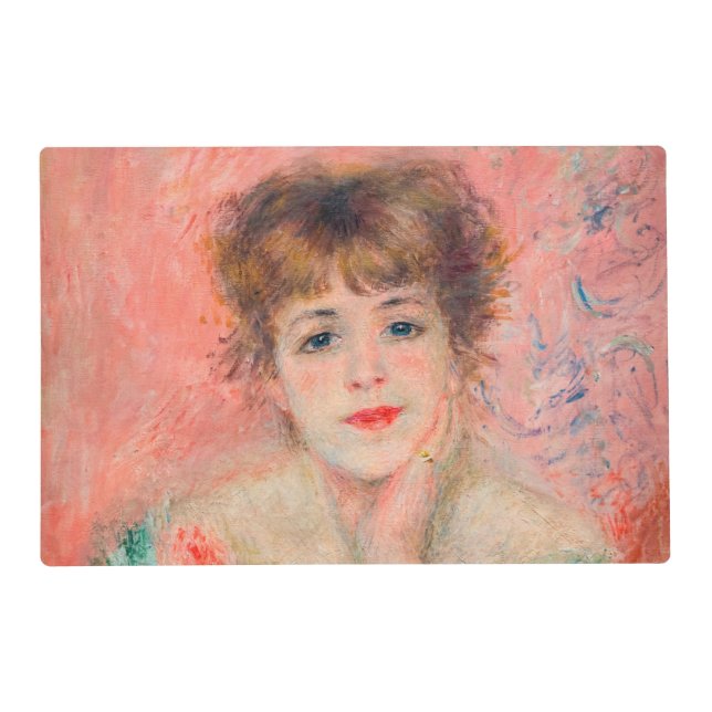 Pierre-Auguste Renoir - Actress Jeanne Samary Placemat (Front)