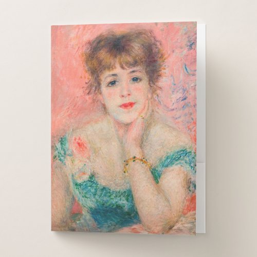 Pierre_Auguste Renoir _ Actress Jeanne Samary Pocket Folder