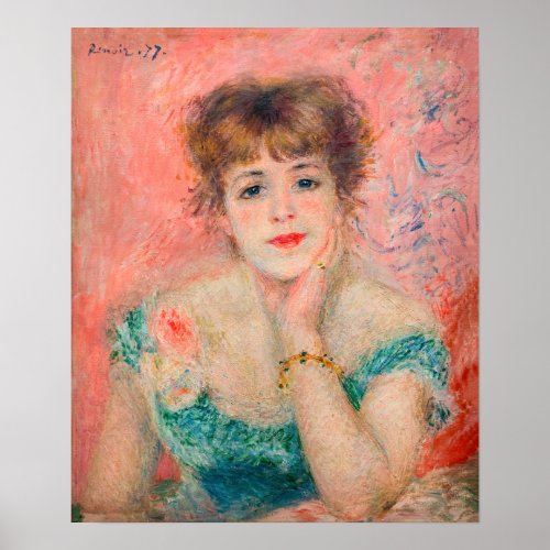 Pierre_Auguste Renoir _ Actress Jeanne Samary Poster