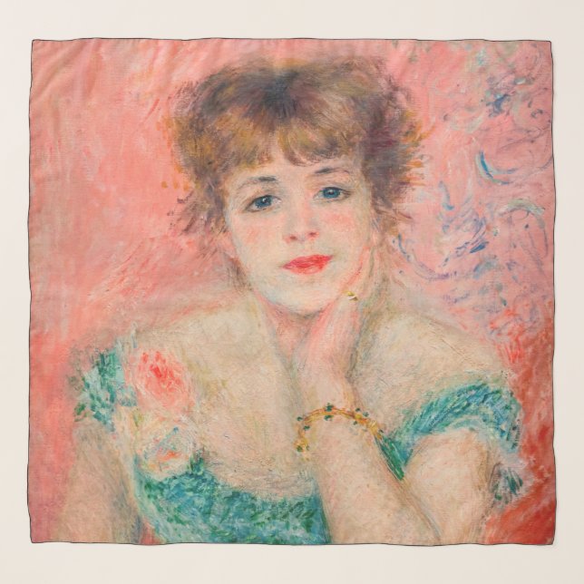 Pierre-Auguste Renoir - Actress Jeanne Samary Scarf (Front)
