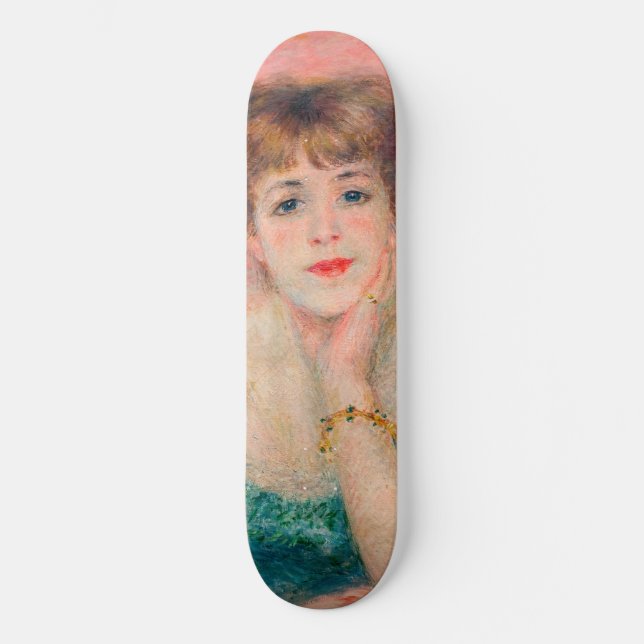 Pierre-Auguste Renoir - Actress Jeanne Samary Skateboard (Front)
