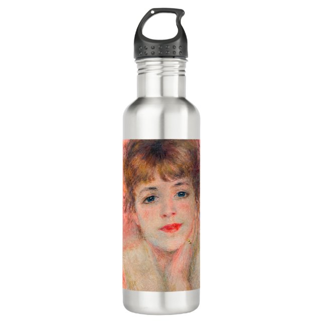 Pierre-Auguste Renoir - Actress Jeanne Samary Stainless Steel Water Bottle (Front)