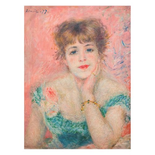 Pierre_Auguste Renoir _ Actress Jeanne Samary Tablecloth