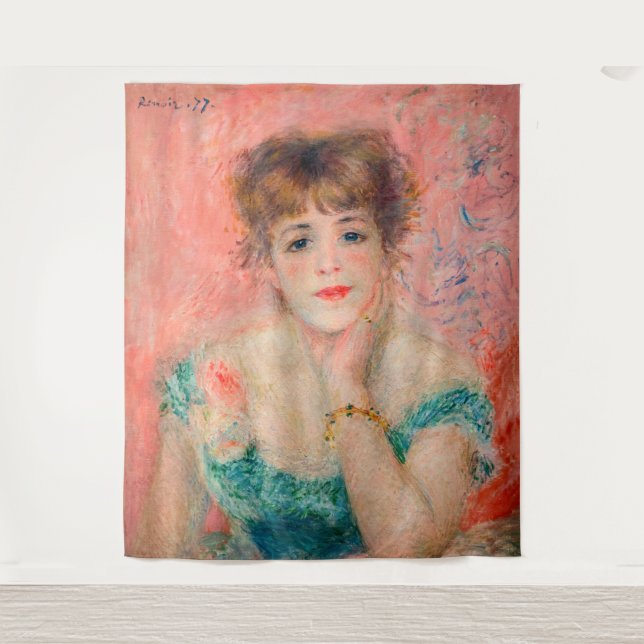 Pierre-Auguste Renoir - Actress Jeanne Samary Tapestry (Front)