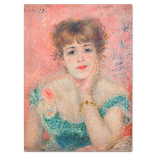 Pierre_Auguste Renoir _ Actress Jeanne Samary Tissue Paper