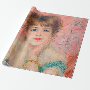 Pierre-Auguste Renoir - Actress Jeanne Samary Wrapping Paper