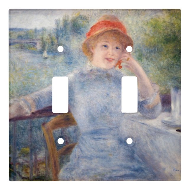 Pierre Auguste Renoir - Alphonsine Fournaise Light Switch Cover (Front)