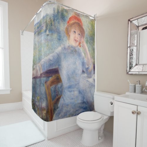 Pierre Auguste Renoir _ Alphonsine Fournaise Shower Curtain