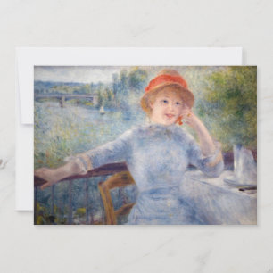 Pierre Auguste Renoir - Alphonsine Fournaise Thank You Card