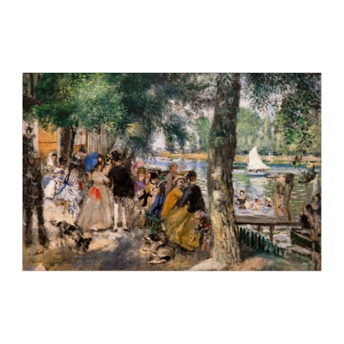 Pierre_Auguste Renoir _ Bathing on the Seine Acrylic Print