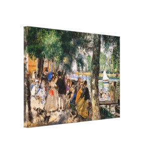 Pierre-Auguste Renoir - Bathing on the Seine Canvas Print