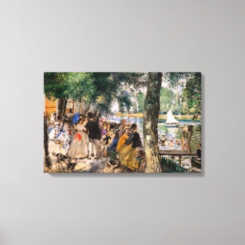 Pierre_Auguste Renoir _ Bathing on the Seine Canvas Print