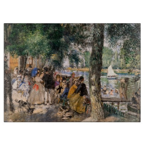 Pierre_Auguste Renoir _ Bathing on the Seine Cutting Board