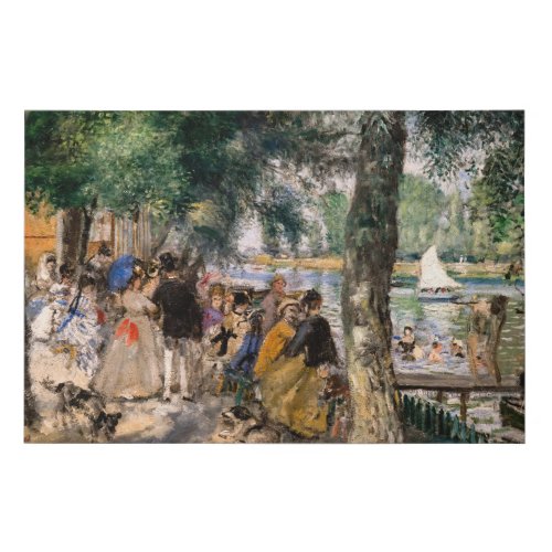 Pierre_Auguste Renoir _ Bathing on the Seine Faux Canvas Print