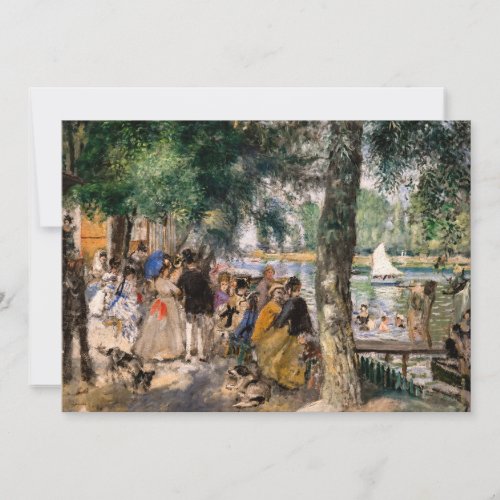 Pierre_Auguste Renoir _ Bathing on the Seine Invitation