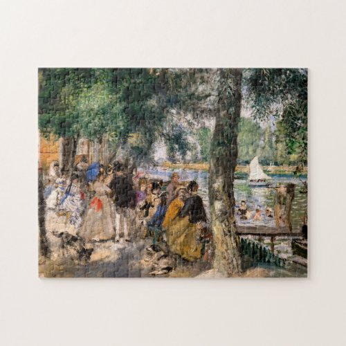 Pierre_Auguste Renoir _ Bathing on the Seine Jigsaw Puzzle