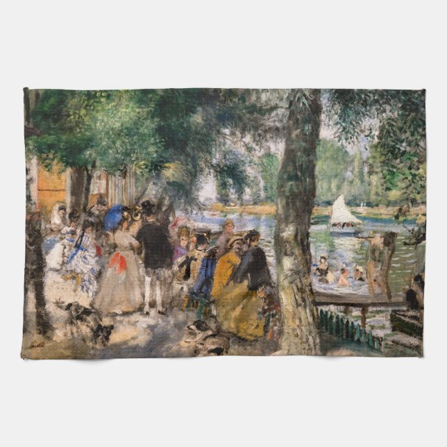Pierre-Auguste Renoir - Bathing on the Seine Kitchen Towel (Horizontal)