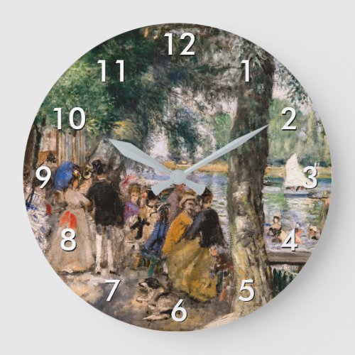 Pierre_Auguste Renoir _ Bathing on the Seine Large Clock