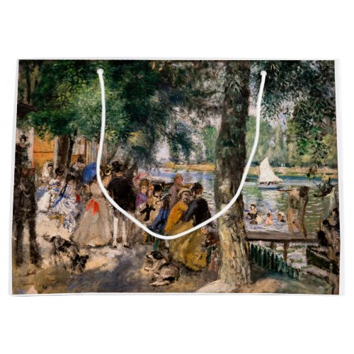 Pierre_Auguste Renoir _ Bathing on the Seine Large Gift Bag